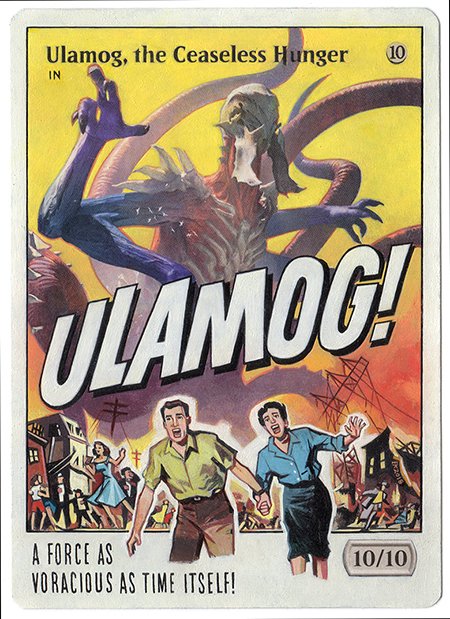 klug_alters's tweet photo. Ulamog! A lot of fun working this one out (and a few headaches). Modeled after a promo for the 1955 movie 'Tarantula'. https://t.co/uGR8Rt2IFV