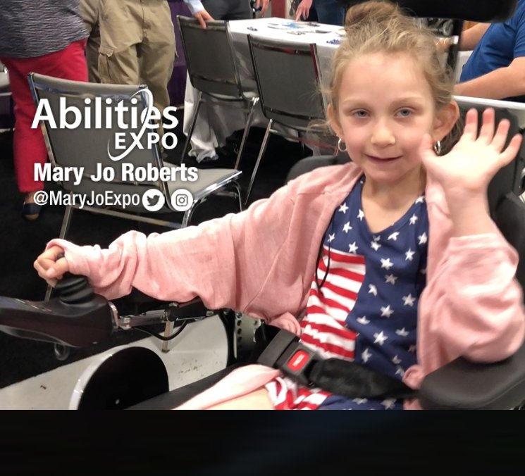 This lovely little girl came out to our #NY event <a href="/AbilitiesExpo/">Abilities Expo</a> &amp; had a blast. Pls bring the family out to our 2019 events. Join us @ our next show #LA Feb 22-24. AbilitiesExpo.com/LosAngeles
#AbilitiesExpo #mobility #accessibility #wheelchairs #howweroll #abilities #disabilities