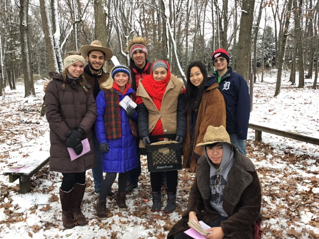 KarenSocier's tweet photo. Our awesome cabin leaders!!!  #leothinkers @MissAKochanski @_edetmer @kj_palma https://t.co/flPeGAbGwt