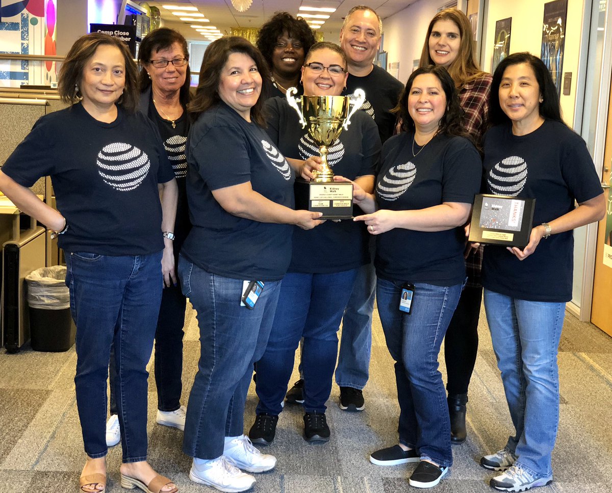 CerritosPride's tweet photo. We got a special delivery today from  @NFKSocal We won the Kidney Cup Challenge Trophy🏆!!!  The #CerritosPride family knows how to come together for a good cause #KidneyWalk #TuggleNation #FieldsFam https://t.co/a6DrYhK03u