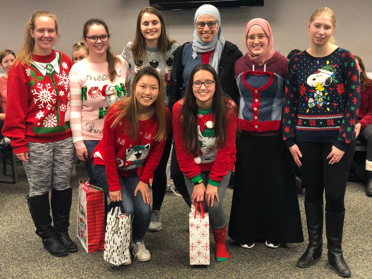 Which sweater do you like, or not like, best? <a href="/SWE_KU/">KU SWE</a> <a href="/kuengineering/">KU Engineering</a>  #UglyChristmasSweater