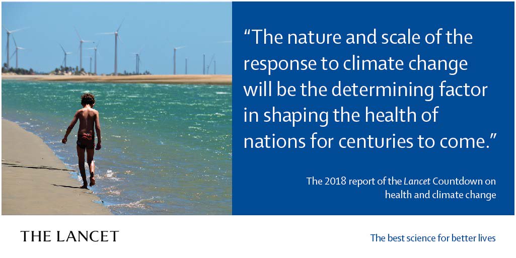The Lancet Countdown on Health and Climate Change (@lancetcountdown) on Twitter photo And the 2018 report is live <a href="/TheLancet/">The Lancet</a>! The nature and scale of the response to #ClimateChange will be the determining factor in shaping the #Health of nations for centuries to come #LancetClimate18
bit.ly/lancetcountdown And the 2018 report is live <a href="/TheLancet/">The Lancet</a>! The nature and scale of the response to #ClimateChange will be the determining factor in shaping the #Health of nations for centuries to come #LancetClimate18
bit.ly/lancetcountdown