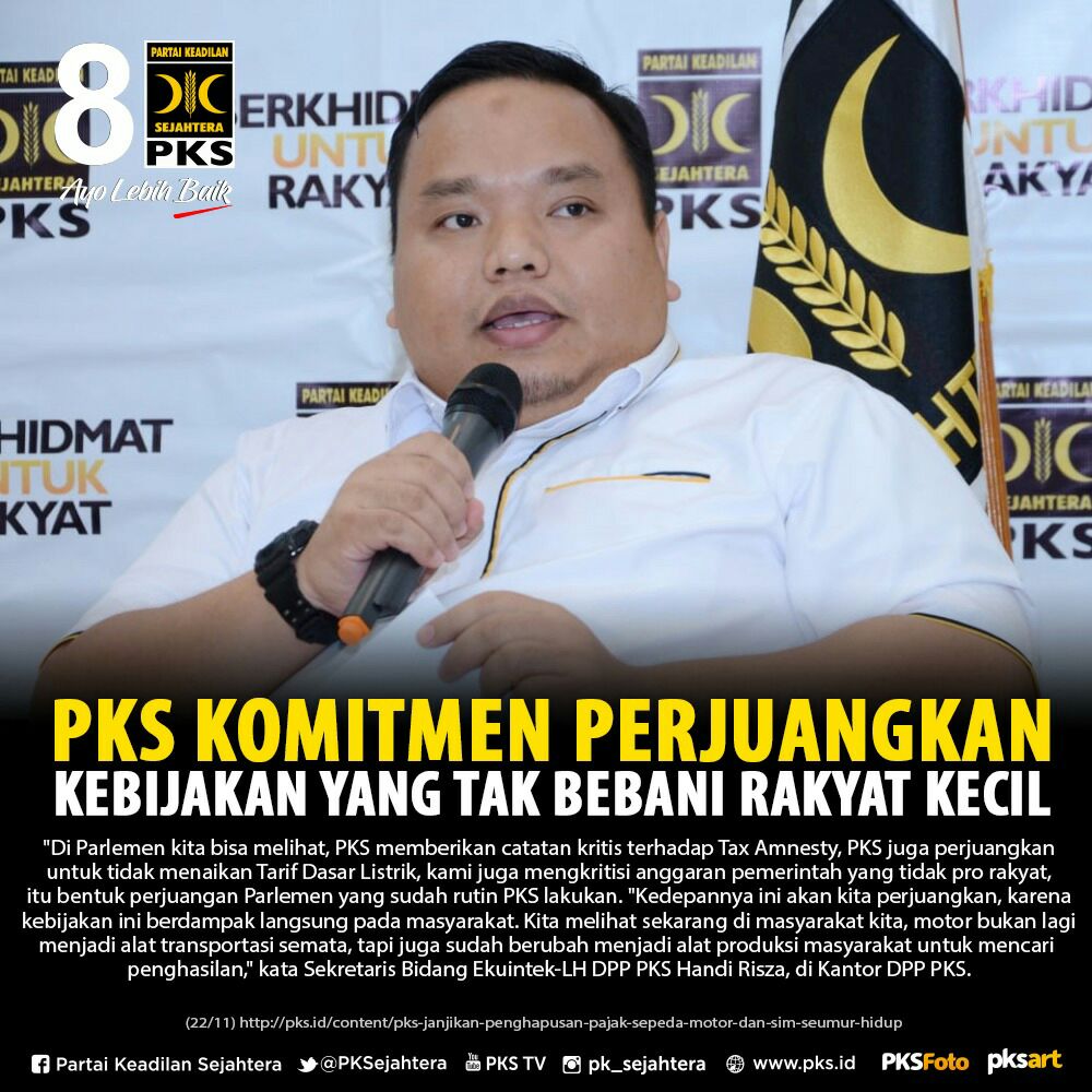 #pks komitmen perjuangkan kebijakan kebijakan yang tak bebani rakyat kecil
#2019PilihPKS
#PKSMenang