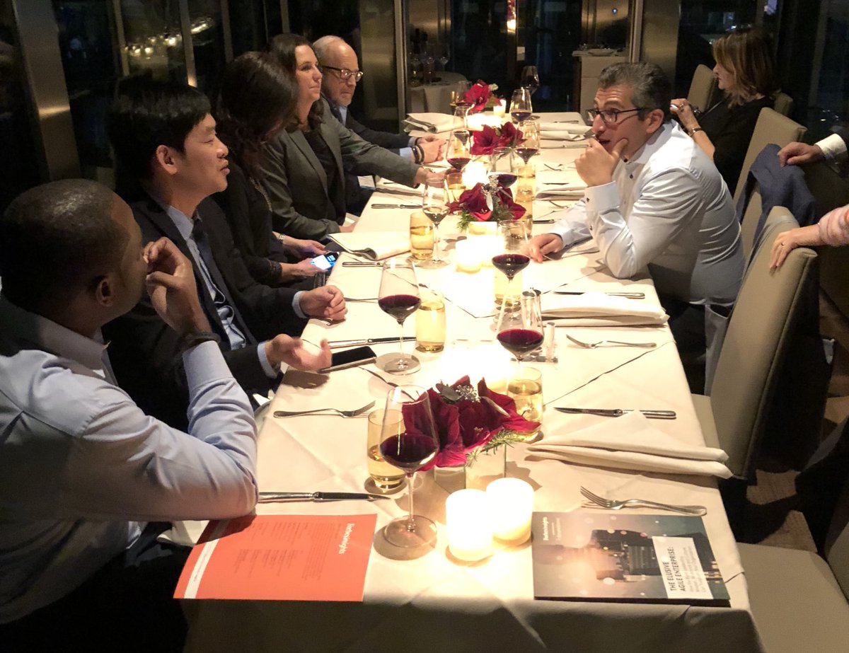 AlexOsterwalder's tweet image. Learning from the smartest at the @GDruckerForum like @jhagel or @EfosaOjomo #GPDF18 @ScrumAlliance dinner.

Who did you learn from today? Which great questions did you ask?
#MidweekReflection