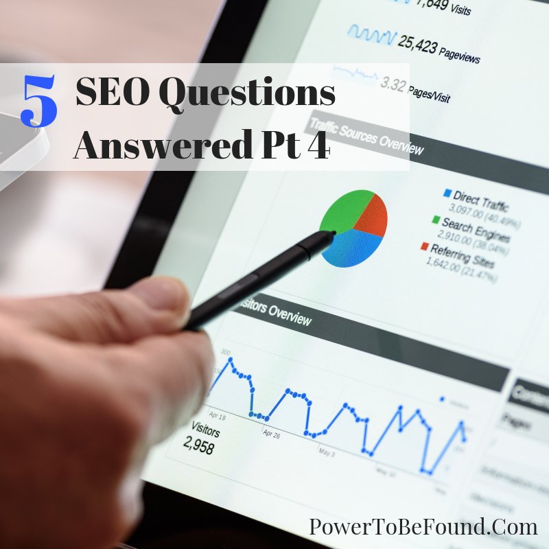 Power2BeFound's tweet photo. We answer your SEO Questions- Part 4. #powertobefound #searchengines #blogging https://t.co/pvq6j0x2Gw https://t.co/y7xN9cqnmm