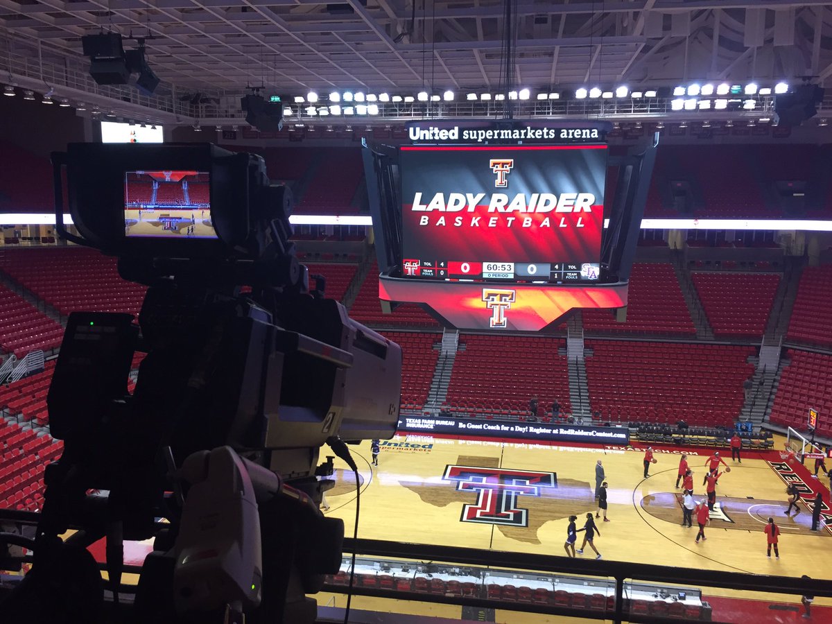 Maitland__R's tweet photo. Back at it. Lady Raiders about to battle it out against Stephen F. Austin. #WreckSFA 🎥🏀 https://t.co/pJLnOWW6vy
