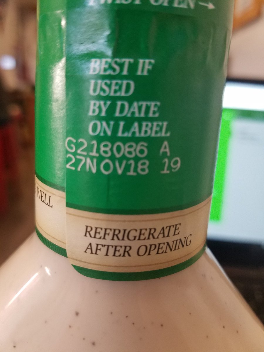 ZamaTea's tweet photo. @HVRanch does this expire 2018 or 2019?  I just bought it at Costco https://t.co/eAK45vQTTF