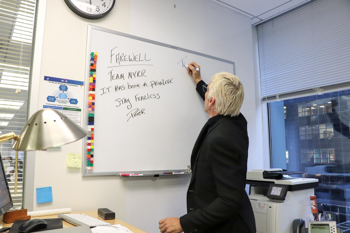New York Road Runners (@nyrr) on Twitter photo Today is <a href="/peter_ciaccia/">Peter Ciaccia</a> last day at NYRR headquarters! He leaves behind a legacy, great memories and today, a message in his office for all of our runners, volunteers, supporters and #TeamNYRR. It's not goodbye, it's see you soon, Peter. đź‘‹ Today is <a href="/peter_ciaccia/">Peter Ciaccia</a> last day at NYRR headquarters! He leaves behind a legacy, great memories and today, a message in his office for all of our runners, volunteers, supporters and #TeamNYRR. It's not goodbye, it's see you soon, Peter. đź‘‹