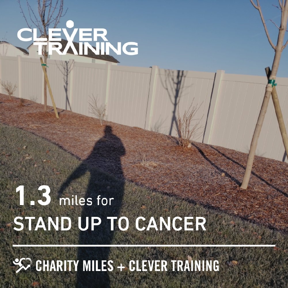 shanzo89's tweet photo. 1.28 @CharityMiles for @SU2C. Thx @CleverTraining for sponsoring me! #forbubba #forme 
https://t.co/3UQ2oEQTXr https://t.co/gIR7VplX9W