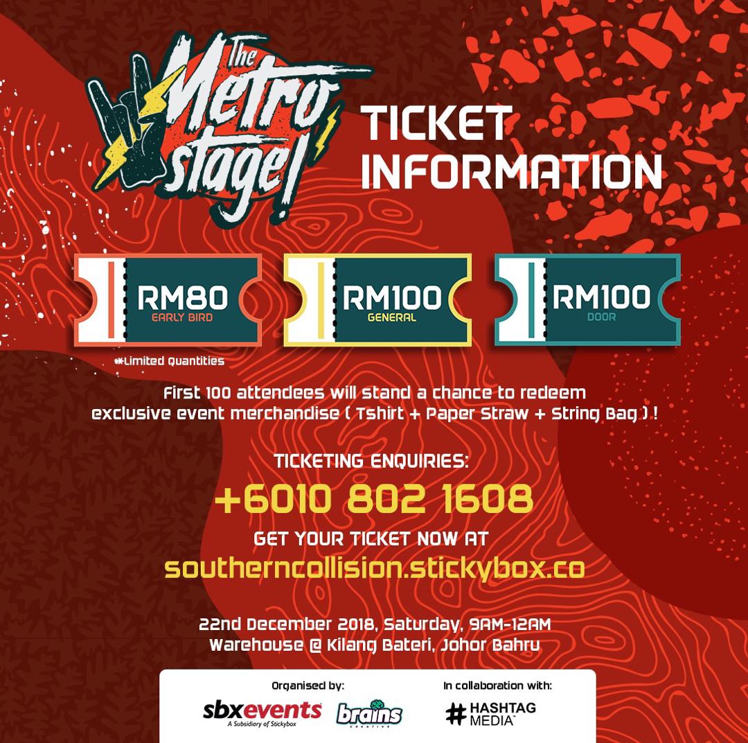 stickyboxco's tweet photo. The Metro Stage #SouthernCollision2018 ticket information.

Visit https://t.co/LuZXB1wLDC now ! https://t.co/qLnyf3A45d