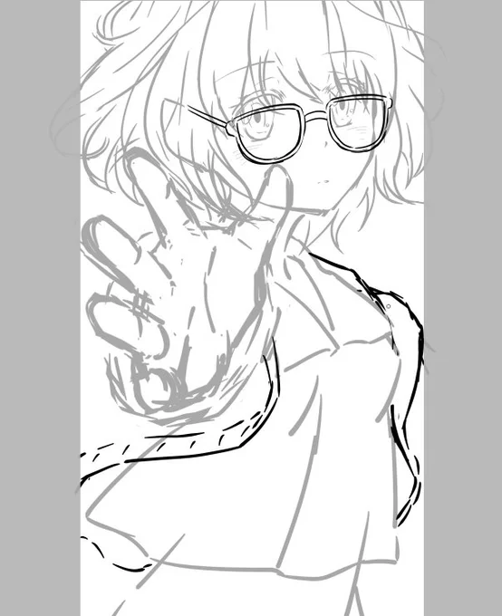 朝ギリギリまで描いてて遅刻しそうになってる奴～～～～～～💦 