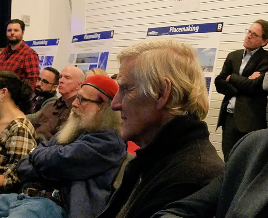 EricaMattison's tweet photo. Thought leaders like Doug Foy are championing a #northernavebridge that is focused on walking &amp; biking. He'd love to see a bridge filled with thousands of people enjoying the cleaned up Boston Harbor. @BostonBTD @StreetsBoston @BostonHarborNow https://t.co/wiTc9vj4jx