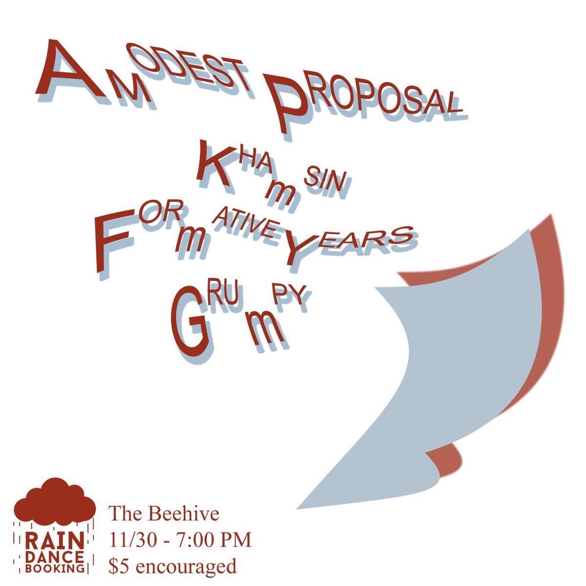 Super excited for Nashville on Friday with our favorite <a href="/khamsinband/">KHAMSIN</a>