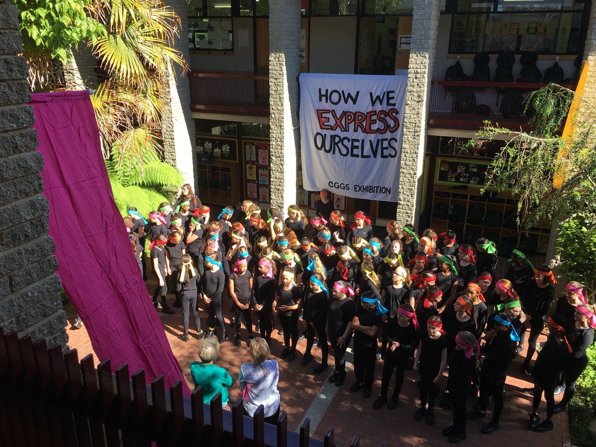 Goosebumps from the power of the first Year 6 Exhibition session today! Stunning opening performance from the students and a brilliant first run through of their inquiries. Well done to all involved! @CGGSJunior