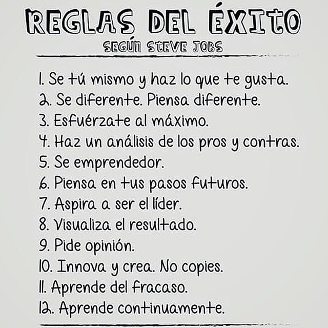 Marketingexitos's tweet image. •••Acá te mostramos 1️⃣2️⃣ reglar que según #SteveJobs te ayudarán a conseguir el éxito en todos tus proyectos!•••
•
•
📈☝🏻#marketingexitoso #communitymanager #publicidad #mercadeo #socialmedia #diseñografico #coach #exito #publicidad #marketing #redessociales #paginaweb