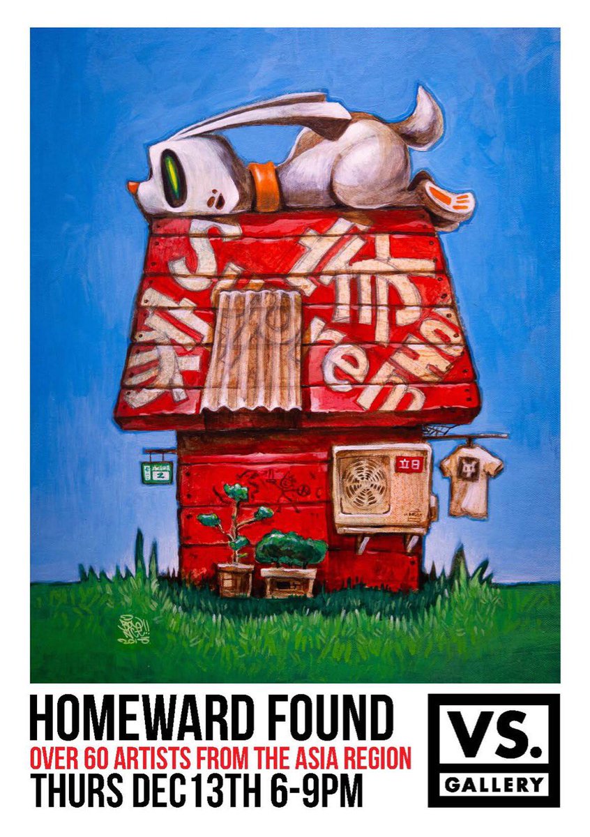 MoYa_mk16's tweet photo. 12/13-12/23にメルボルンのVS galleryで開催される【HOMEWARD FOUND】展に参加します。
HOMEをテーマにしたグループ展で、アジア各国から60名のアーティストが参加します。
#vsgm #vsgallery #homewardfound #exhibition #art #streetart #paint #drawing #japaneseart #Australia #Melbourne #moyaart https://t.co/1xCOKzb78L