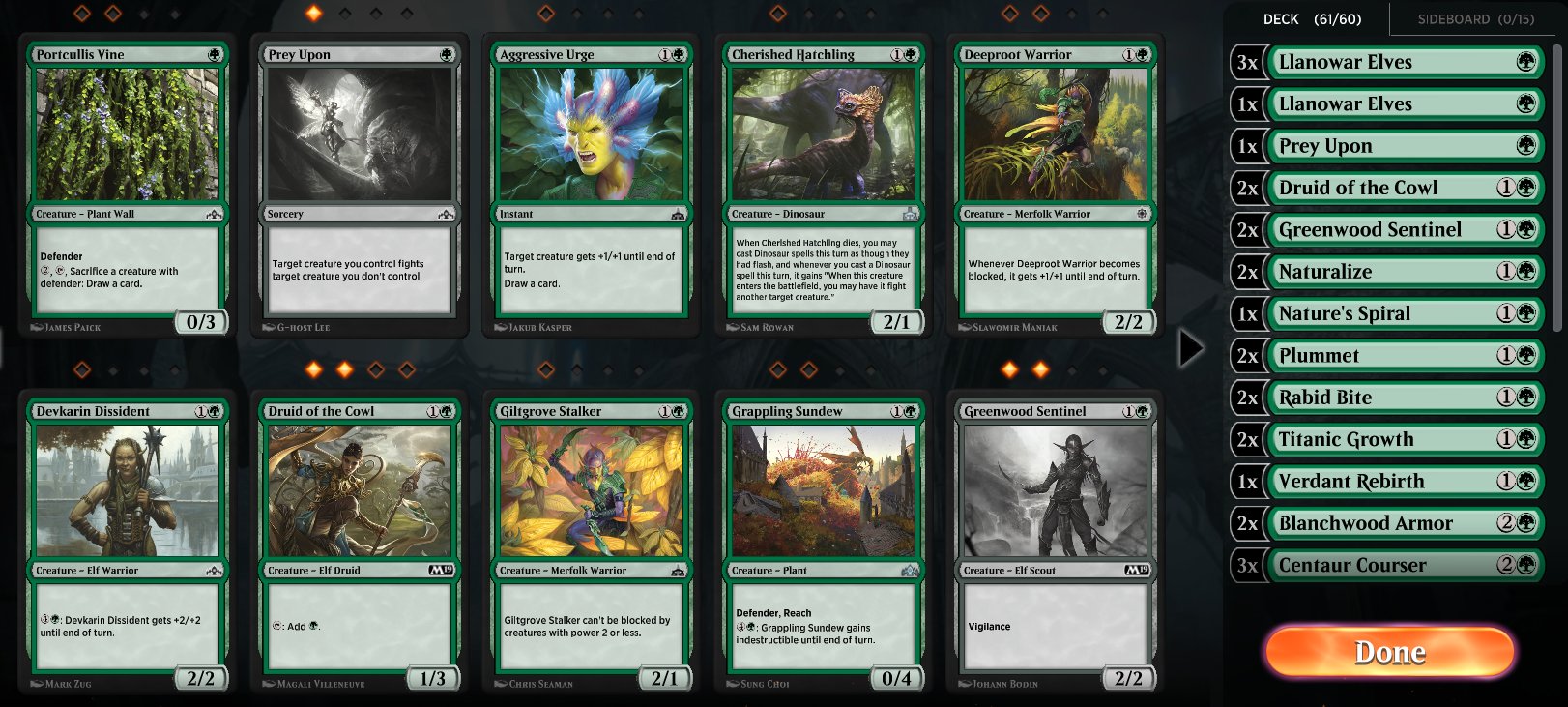 MTG Arena no Twitter: "@TroyNavarro @JacobCA42 Because you put all of your  available copies of that card into your deck. For example, every copy of  Prey Upon (1 card) is in the