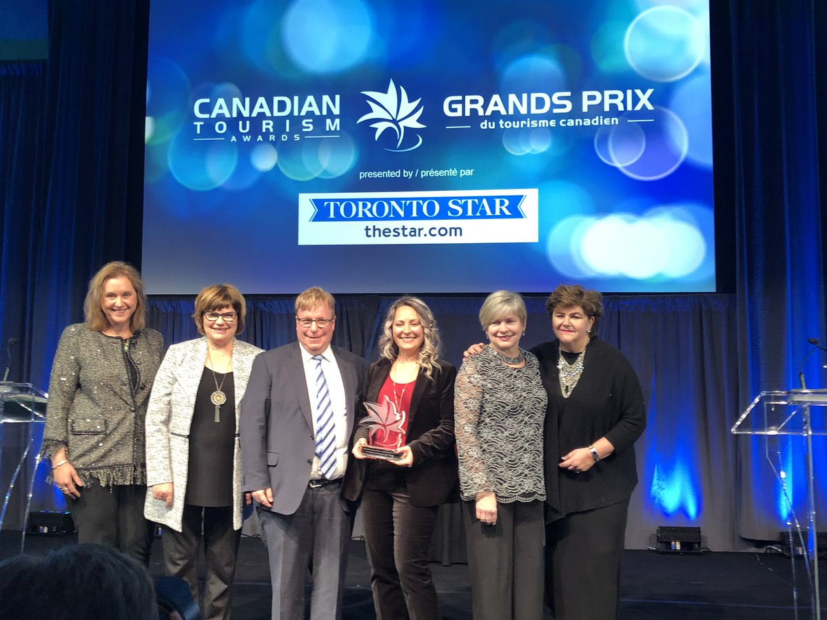 craigfoleyHNL's tweet photo. Congratulations to Cities in Sync - @DestinationSJ @VisitSaskatoon @victoriavisitor , winners of Marriott Hotels of Canada Innovator of the Year Award at @TIAC_AITC Canadian Tourism Awards! https://t.co/Ct883Fdrjr