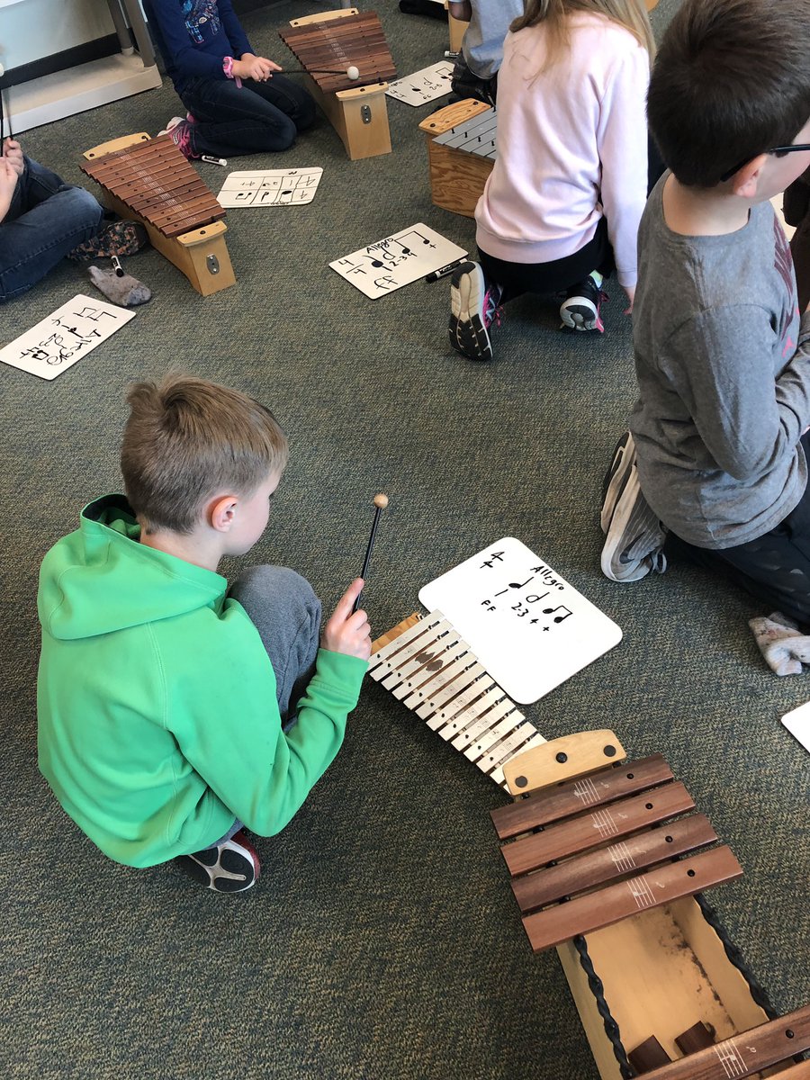 MusicWolverines's tweet photo. Our kiddos in 1st - 3rd grade are working on creating music with expressions. Musical expression makes their compositions more interesting! Here are some examples of 3rd grades!!!! https://t.co/eEbm21OFk6