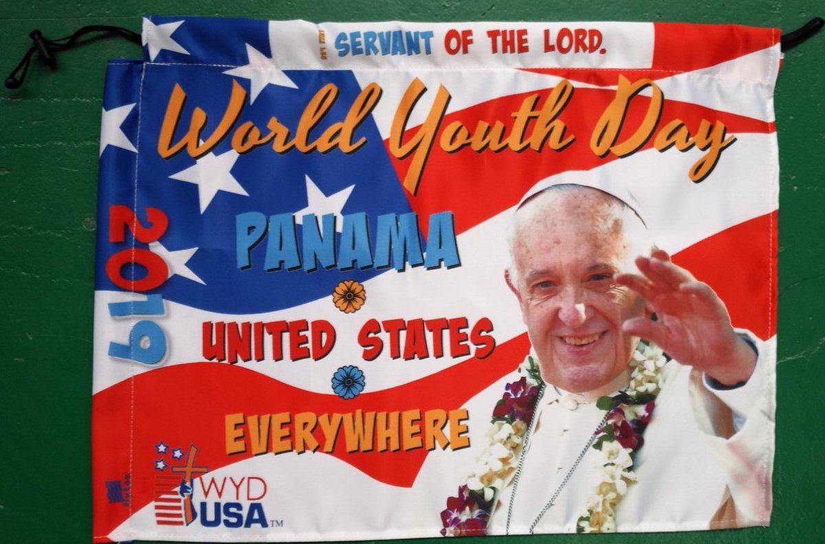 GoFlytes's tweet image. Are you going to Panama for #WorldYouthDay or are you celebrating stateside? Either way-make sure you have your #FLYTES ready! Official @WYDUSA merch! Limited supply- one for you and one to gift - ON SALE $7 each! Free ship over $50 bit.ly/WYD2019  #ServantoftheLORD