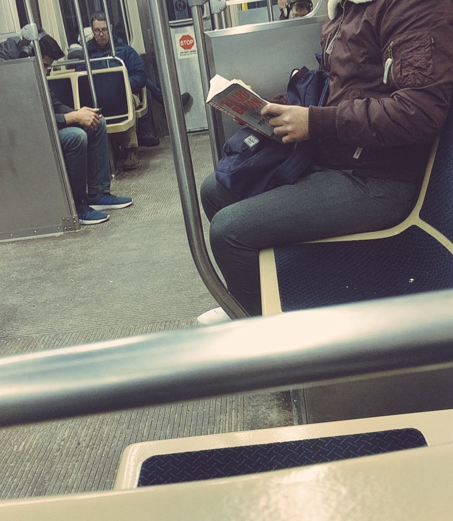 PracPassion's tweet photo. Book recommendations from strangers on the metro > Goodreads #booksfortrade https://t.co/9Jx8wjI3e6