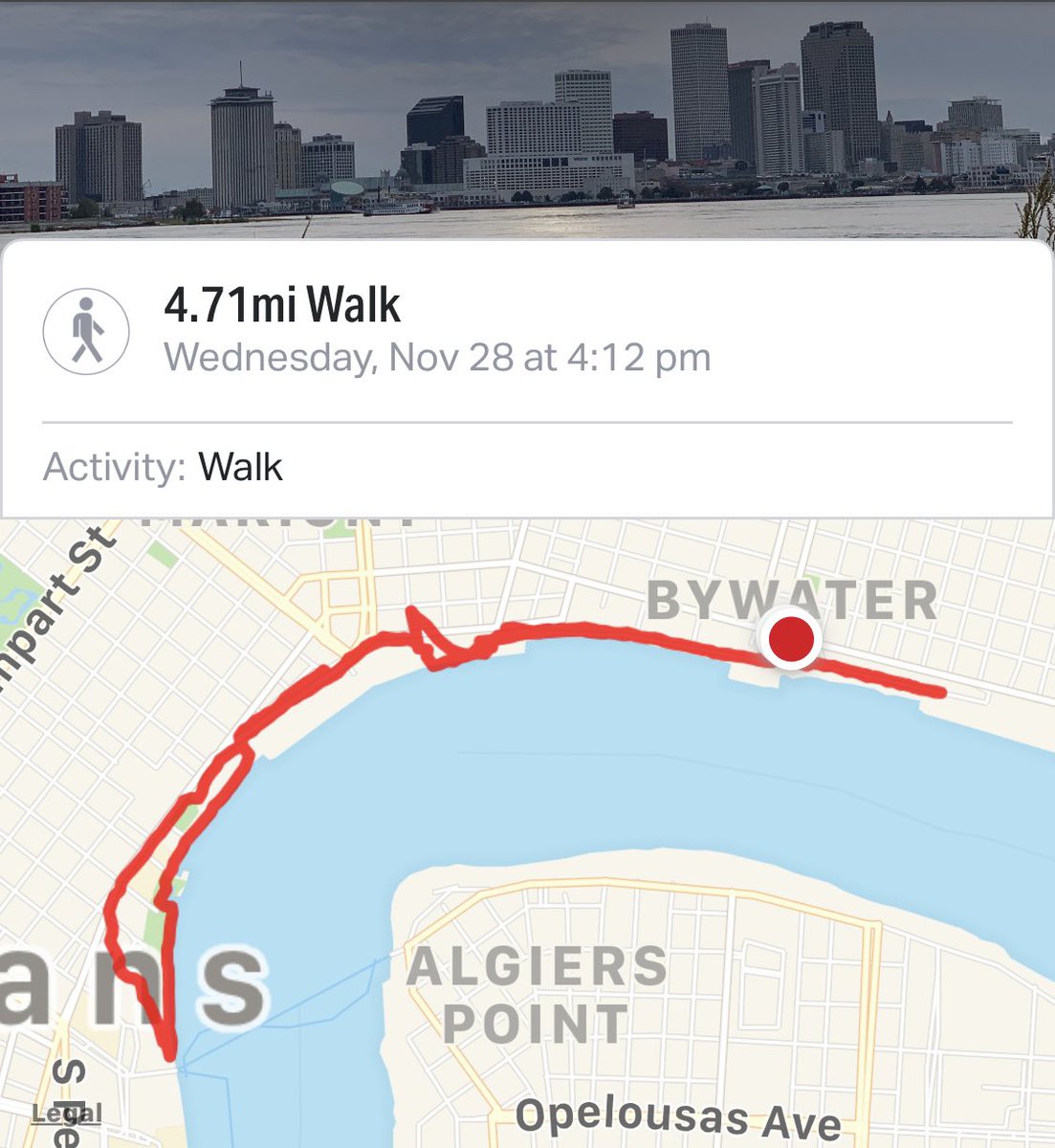 geauxnatural's tweet photo. It felt so good to be back amongst my #GirlTrek Sistas!!!💙🧡💛🧢🧣
#sunsettrek
#girltrek
#nolatreks
#WhenWomenWalk
#WeAreHarriet
#Day98of100
#I🧡NOLA https://t.co/AHYDEhnKHx