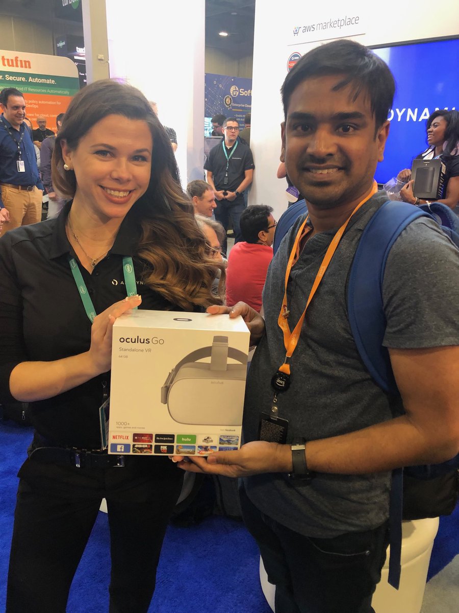 Our 3rd Grand Prize Winner! ⁦<a href="/AppDynamics/">Splunk AppDynamics</a>⁩ ⁦<a href="/AWSreInvent/">AWS re:Invent</a>⁩ 
One more day to win some fabulous prizes and get some great information at booth #810 AppDynamics