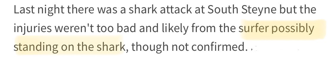 That’s some very Aussie thing to do, so I wouldn’t doubt it actually happened #Straya