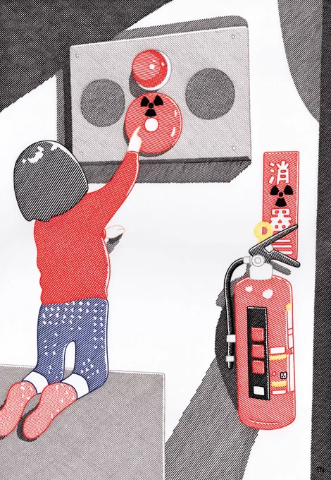 これも今回のグループ展の絵です。人形町ビジョンズ、12月1日(土)までですので、ぜひ。 https://t.co/JZgAouGnyQ 