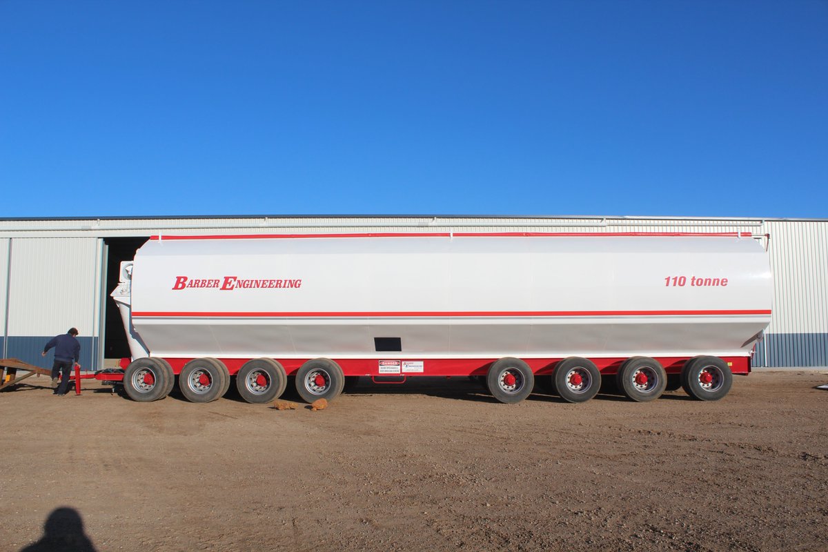 Save time this harvest with a BARBER ENGINEERING 110 Mother Bin for sale in WA ready for immediate delivery.  Call Glenn for details 0427811240
#motherbin