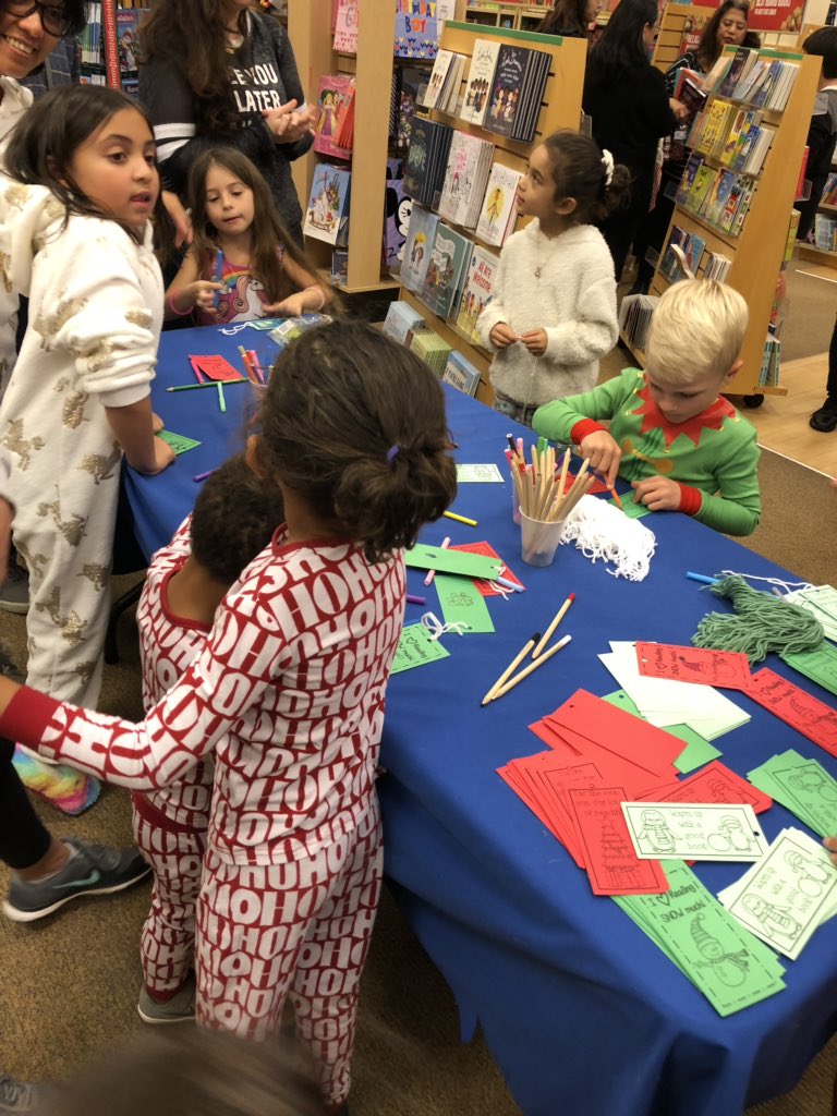 <a href="/pqroadrunner/">Palmquist Roadrunner</a> Santa Night at a Barnes and Nobles is being filled with the warmth and love of our Roadrunner families!!! #pqmeepmeep