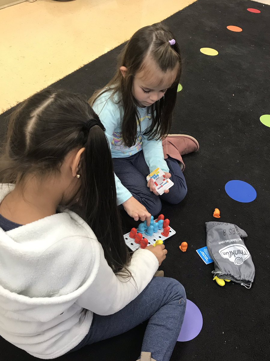 dawnkingCCPS's tweet photo. Loved watching Ms. Festa guide her students while playing #BalanceBeans today. They worked hard and had lots of determination and perseverance! They talked and talked about their thinking during the chart chat. @ccps_gifted @ThinkFun @ScottScorpions https://t.co/HdXuJQfTne