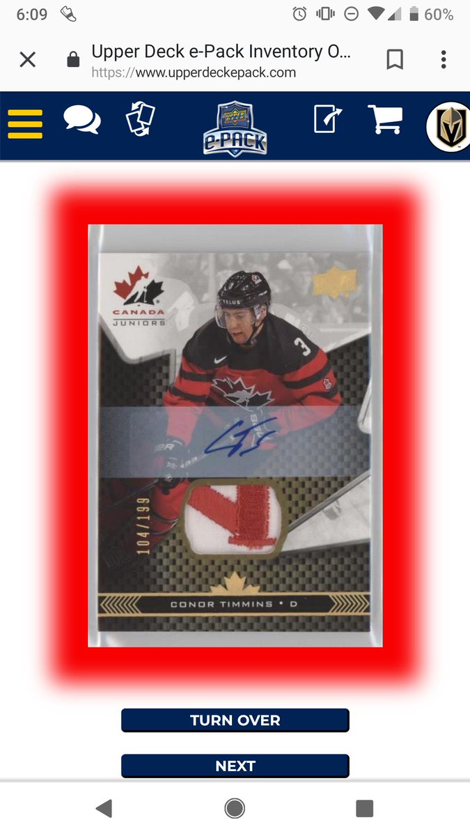 ShaunanKruse's tweet photo. @UpperDeckHockey Had to get a couple more and got this beauty! This is dangerous. #upperdeckaddict https://t.co/XwzNB04f8F
