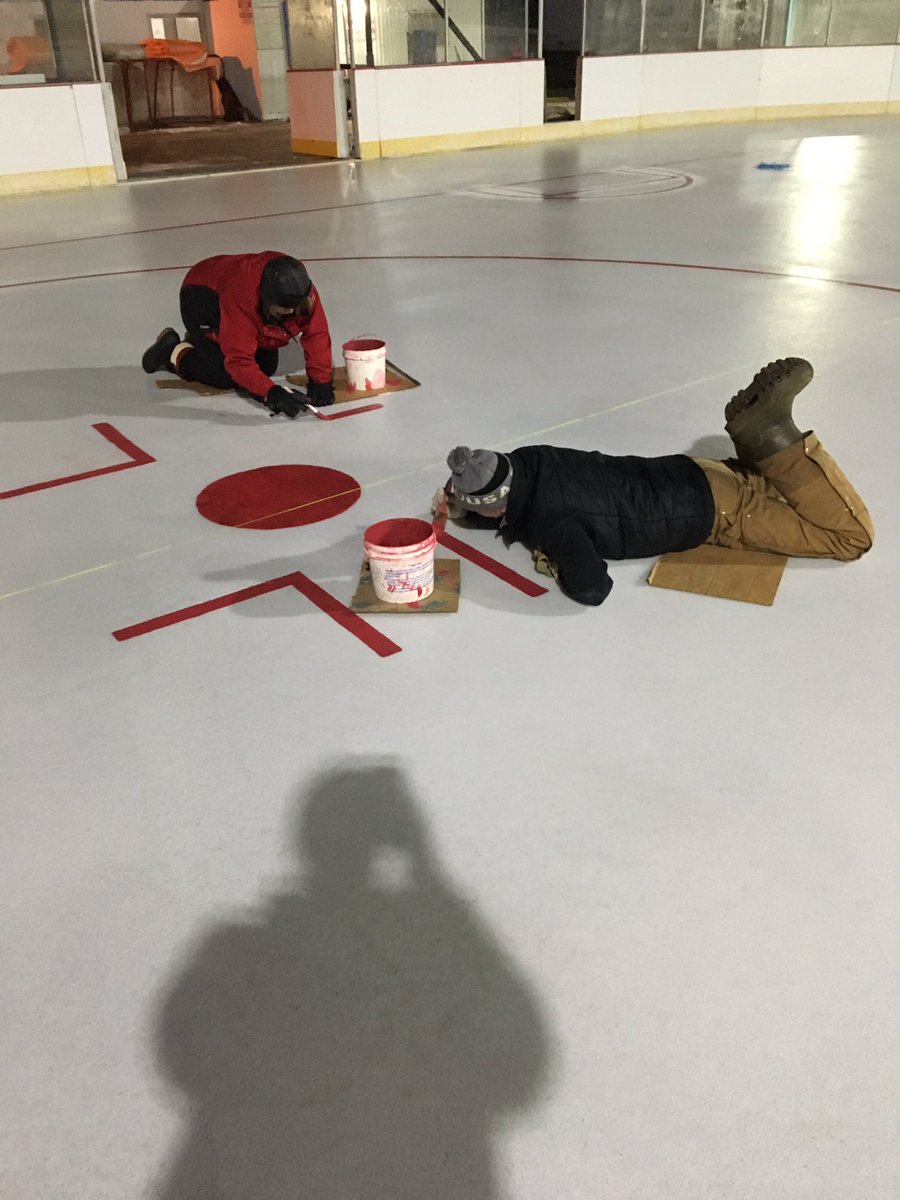 OOKSWHKY's tweet image. The ice in Falun, AB is taking shape for the Outdoor Game with the @MacEwanGriffins on Saturday at 2:00pm. The @naitooks are so excited for this Outdoor Game!  Great job on the rink volunteers!! @ACAC_Sport