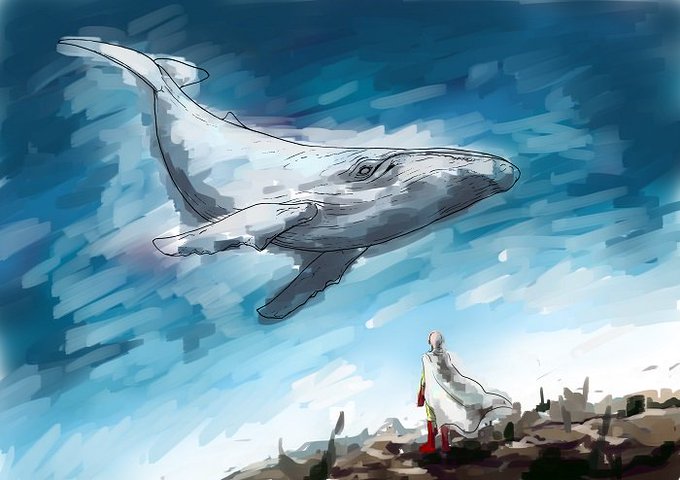 宇宙クジラのtwitterイラスト検索結果