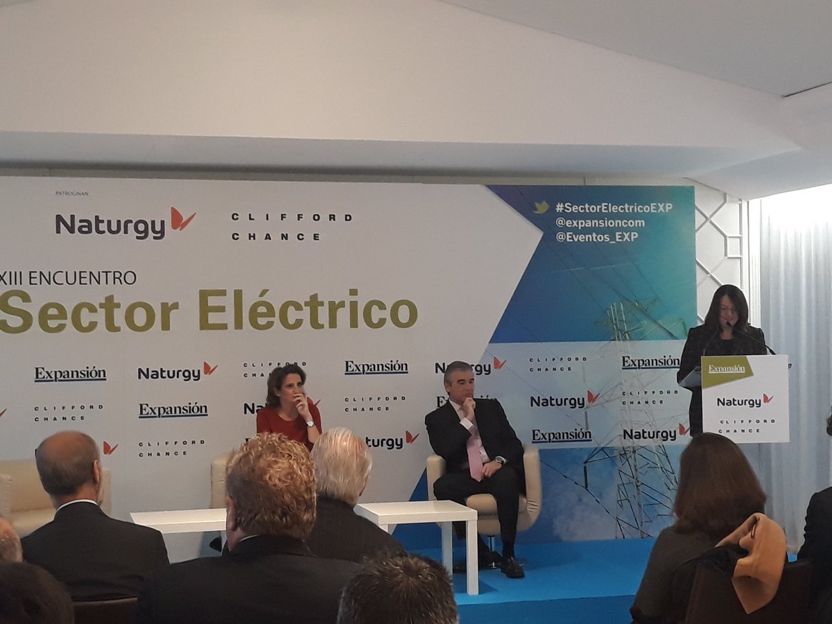 fenieenergia's tweet photo. Comienza el XIII Encuentro Sector Eléctrico de @Eventos_EXP donde participa nuestra Consejera Delegada, @IsabelReija
La apertura de honor la realiza la ministra de Transición Ecológica @Teresaribera
#SectorElectricoEXP https://t.co/Uy65qk7oe2