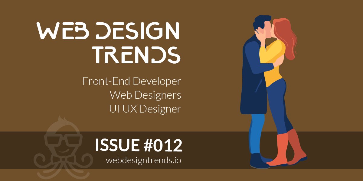Abbas4khtar's tweet image. RT @wd_trends: Web Design Trends - Issue 12 | #WebDesignTrends #FrontEndWebDeveloper #FrontEndDeveloper #WebDesigner #WebDesign #UxDesigner #uxui #uidesign #uxdesign
👉 bit.ly/2AwLDeJ