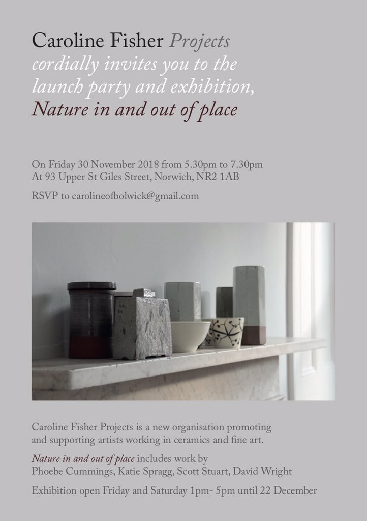 My new gallery and ‘HQ’ in Norwich opens tomorrow night, Friday 30 Nov. All welcome to come along from 5.30pm. On the first floor above <a href="/breadsource/">bread source</a>