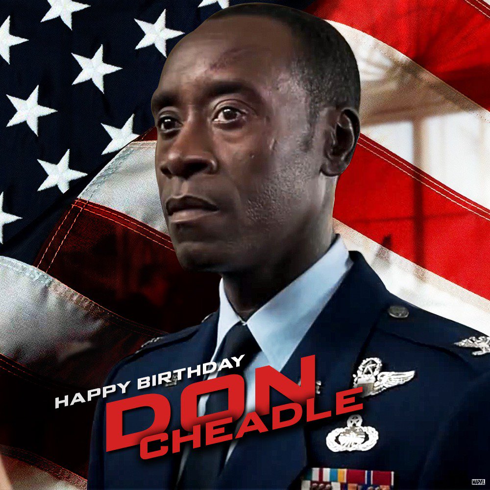 This is our War Machine, 54th birthday. He\s young.  Happy Birthday  