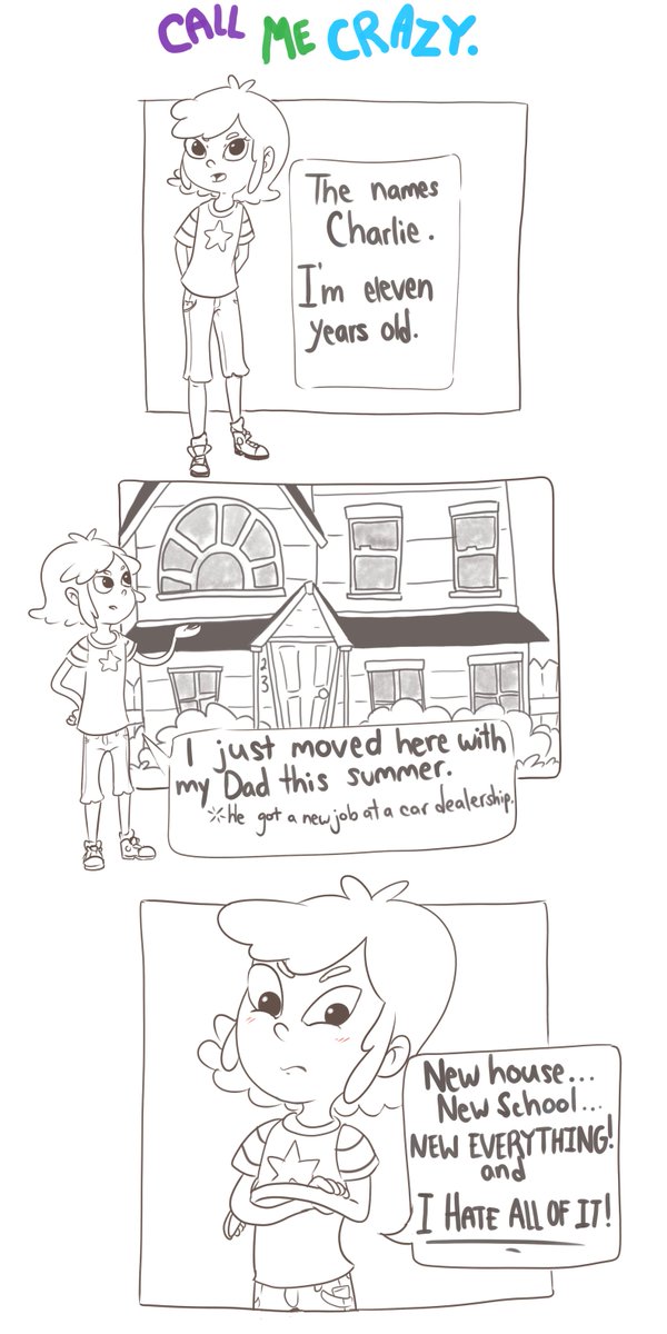 RDazez's tweet photo. The first page of my new comic, CALL ME CRAZY!
#digitalartist #digitalart #comic #webcomic #webcartoon #origionalart
#origionalcartoon #originalcomic #ArtistOnTwitter #artist #digital #Callmecrazy #illustration https://t.co/wqnvKWa5Zq