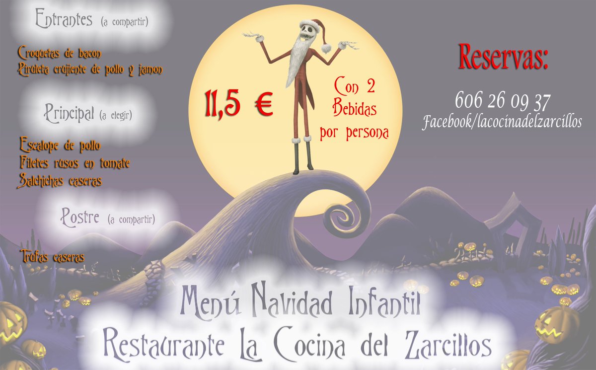 MENÚS DE NAVIDAD - RESTAURANTE LA COCINA DEL ZARCILLOS
Vuelven los  momentos de celebrar con amigos, compañeros de trabajo y familia. La  Cocina del Zarcillos pone a tu disposición todo lo necesario
¿Y tú, cuál eliges? Reserva ya! No te quedes sin fecha!!!