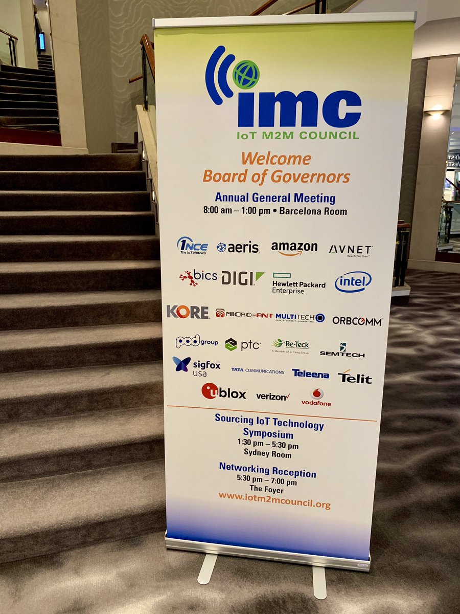 Attending IoT M2M Council Board of Governors Annual General Meeting <a href="/tata_comm/">Tata Communications</a> <a href="/teleena_mobile/">Tata Communications MOVE Nederland B.V.</a>