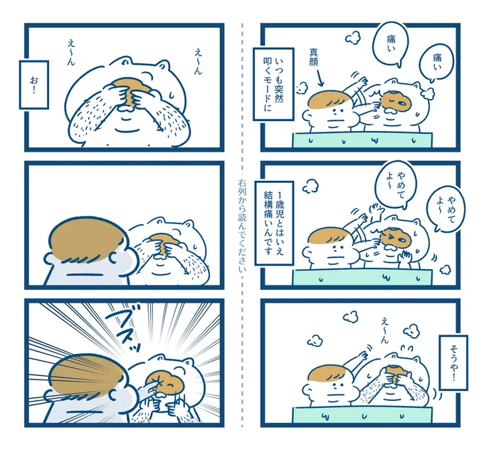 息子が平気な顔して目を狙ってきます… 