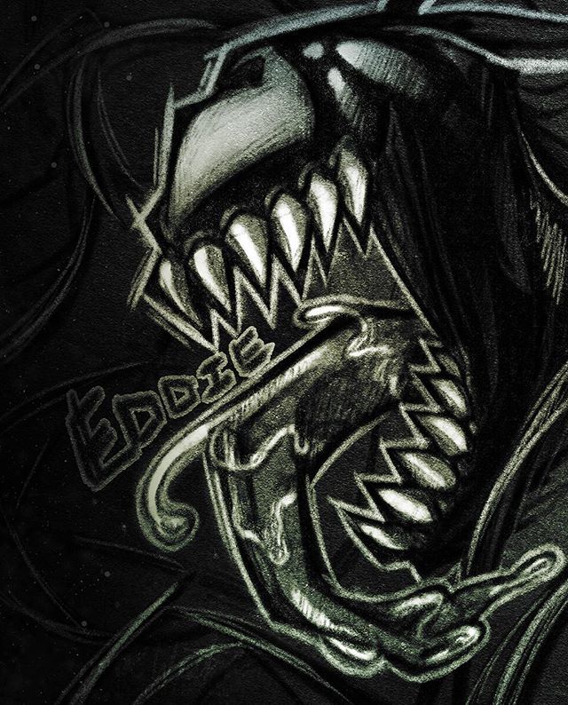Hyper_Chronic's tweet photo. random venom sketch #art #venom #venommovie #blackandwhite #creepy #hyperchronic https://t.co/XSdIx0iT2W https://t.co/veDdRWcgzn