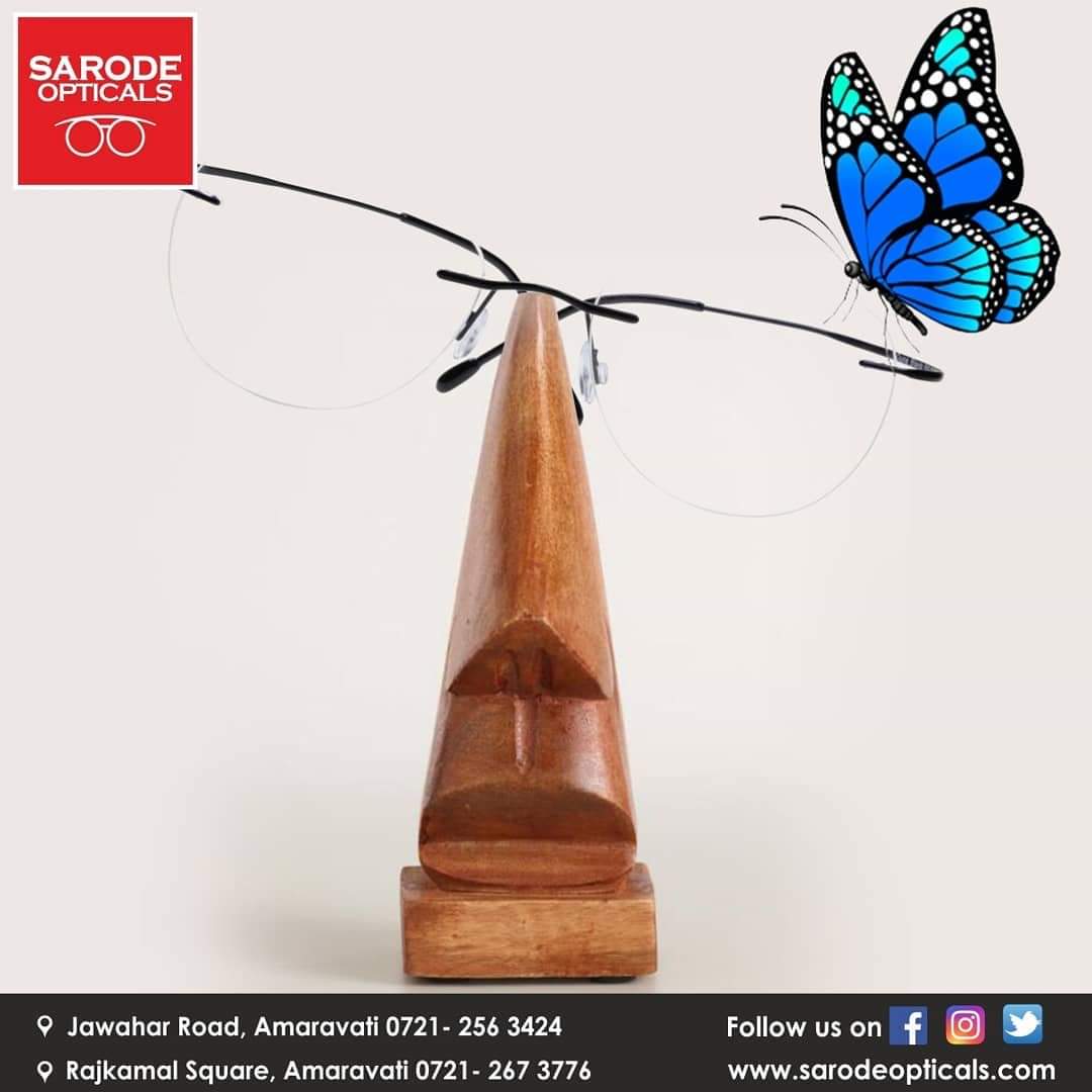 sarodeopticals's tweet image. See to believe and wear it to experience No Weight glasses, visit Sarode Opticals to explore exclusive light weight collection.

#sarodeopticals #eyesfirst  #eyecaretips #eyewear #lightweightframes #titanium #spectacles #sunglasses #eyeglasses #amravati