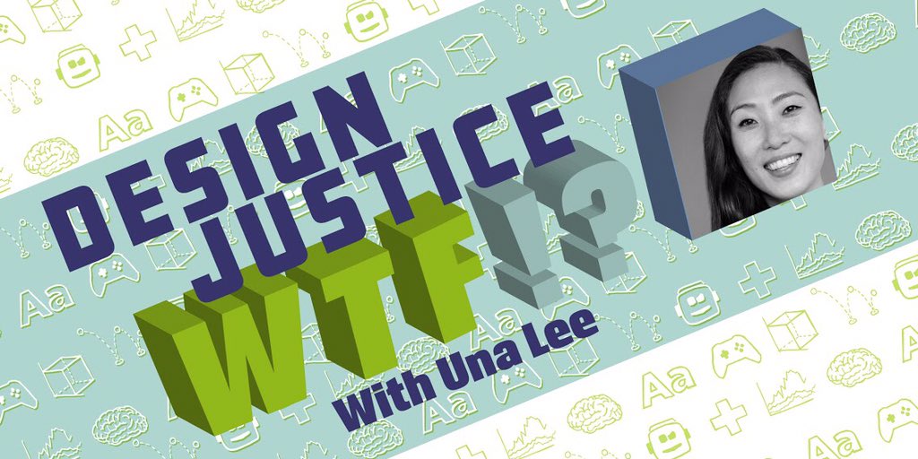 aigavermont's tweet image. ”The most important thing designers can change at this moment is the way we are practicing design..” Our next #wtfdesign #speakerseries is coming up 12/12 featuring Una Lee who will discus #design #justice Register early at 👉🏻wtfdesignjustice.eventbrite.com