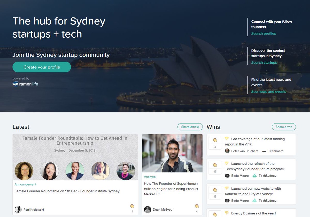 joeupstart's tweet image. Excited to launch the Sydney Startup platform with @techsydneyau and @cityofsydney. We want to make it easy for Sydney founders to connect, catch up for a coffee and share learnings. Create your profile at techsydney.com.au  #startupaus