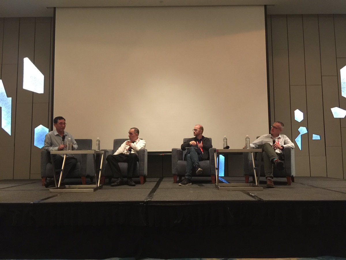 Great crypto panel at Huawei Forum on Future Security.