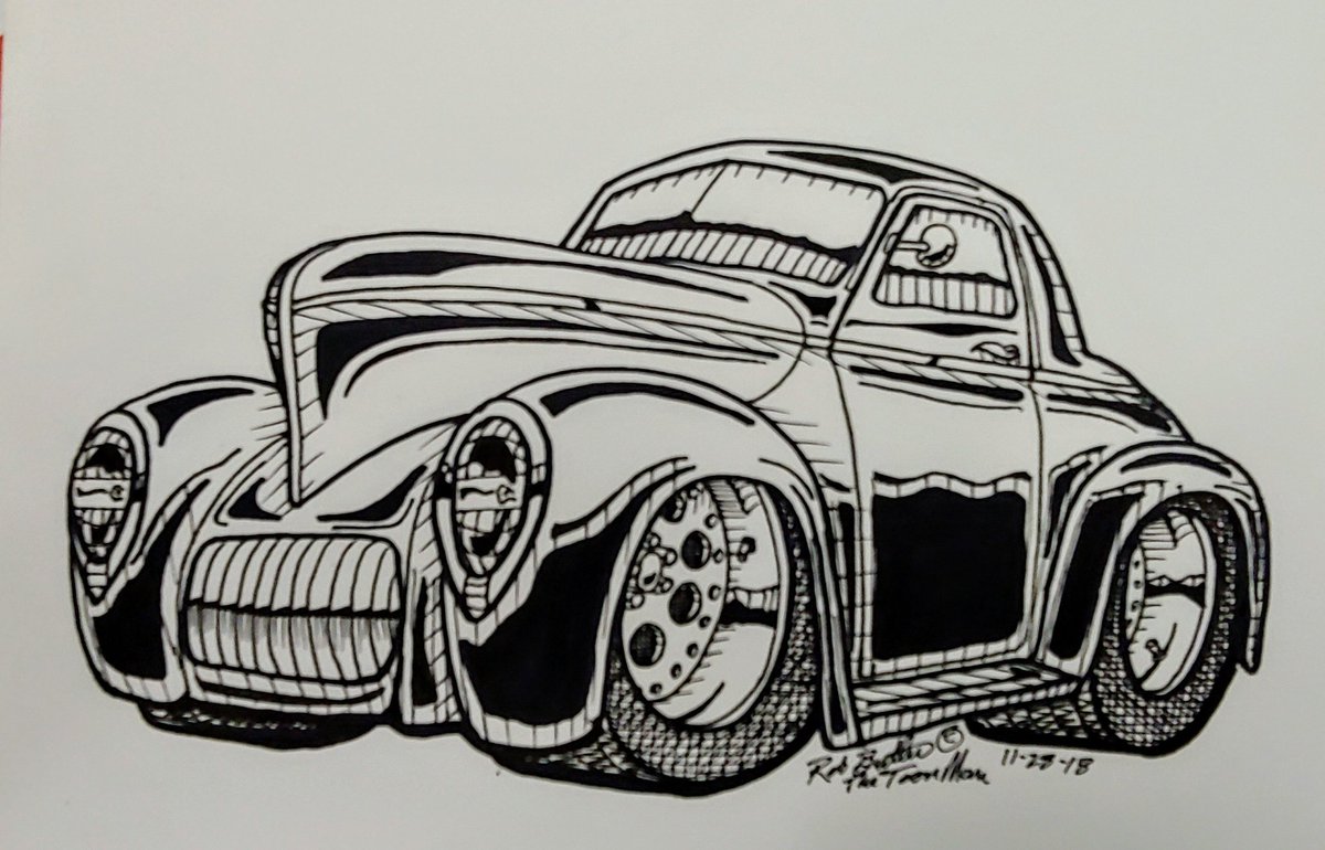 RobtheToonMan's tweet photo. #sasquatchartworks #robthetoonman #automotivecartoons #automotivecartoonist
#carshow #hotrod #classiccars #pickups #cruisein #rodrun #kustom #customcars
#jeep #oldschool #classichotrod #1950s #ratrod #dadsrides
#CARtoons
#carcartoon
#carcartoons #41willys #willyscoupe https://t.co/5ASZULncBE