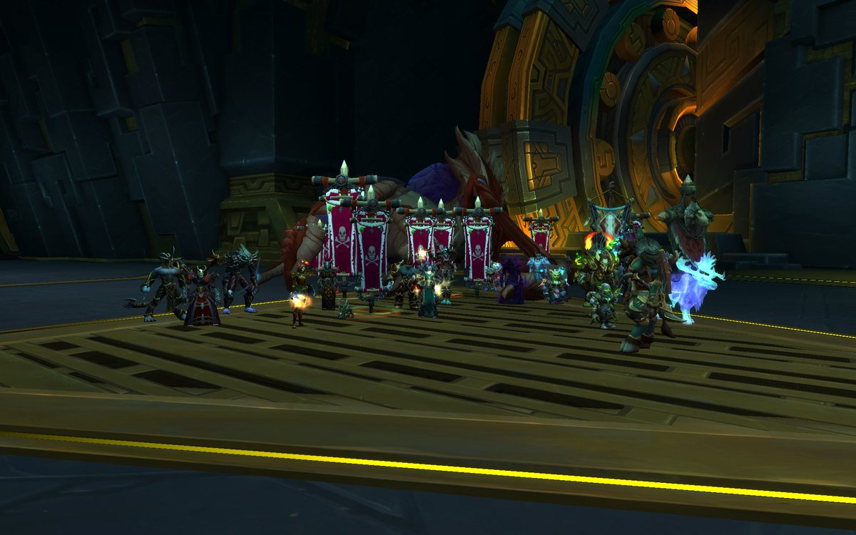 ReciprocityUS's tweet photo. Great work on two heroic progression kills tonight, @ReciprocityUS! That puts us at 5/8. We come for Zul next!
#GuildRaiding #BattleForAzeroth https://t.co/RlLcneUWEP